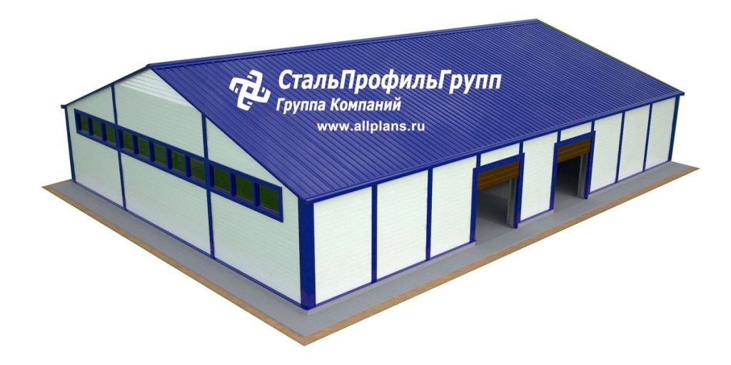 Модульное здание из сэндвич-панелей